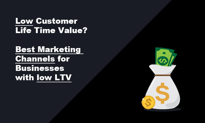 Best marketing channels for Businesses with low life time value